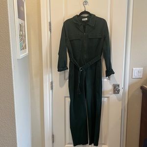 Forest green Painter jumpsuit